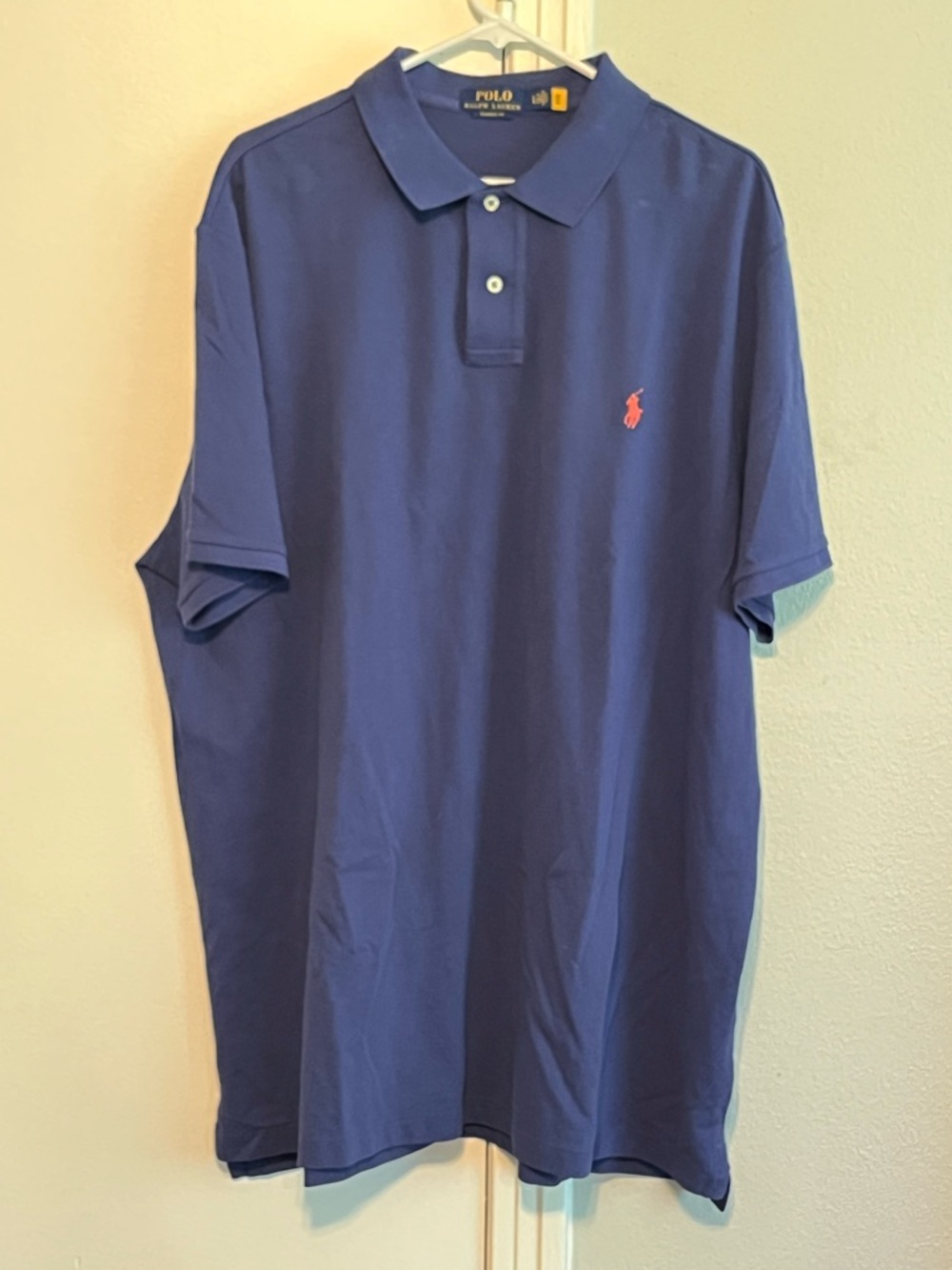 Polo by Ralph Lauren Men's Classic Polo Shirt - Blue Size L EUC
